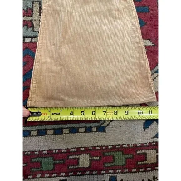 NWT NOS Levi’s Corduroy Big Bell Bottom Pants 80s 784-1523 Tan 25 X 29 Flared